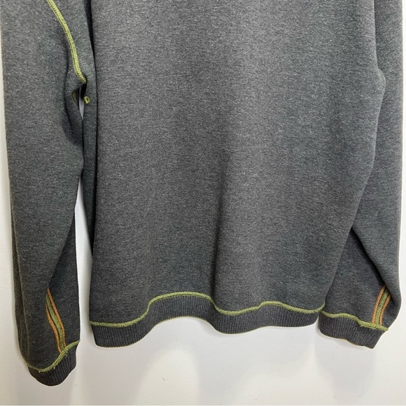 Tommy Bahama Reversible Grey Green 1/4 Zip Pullover Sweater  Size Medium - Picture 8 of 13